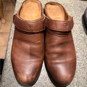Ariat Brown Leather Mules